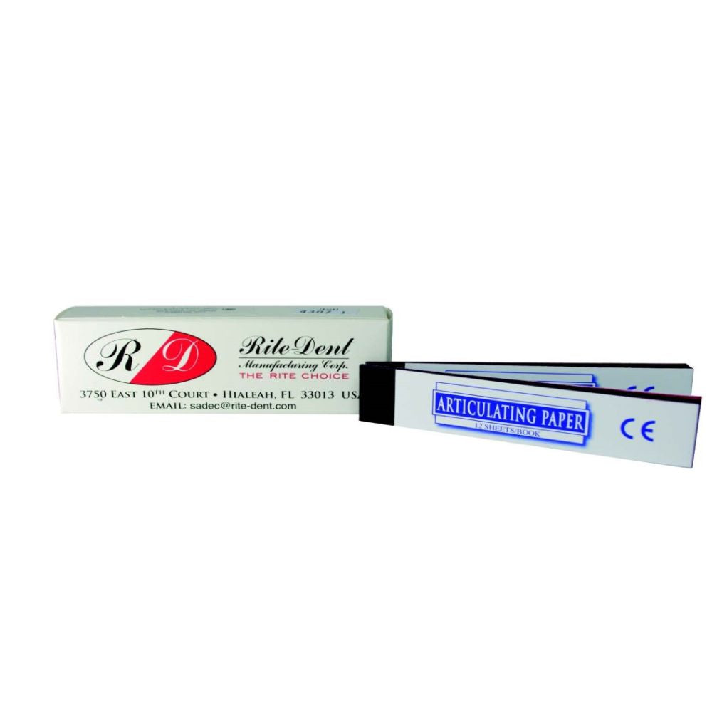 Papel De Articular Rite Dent X Tira. Papel De Articular Rite Dent X Tira Papel de articular recto. Para marcar los pu...