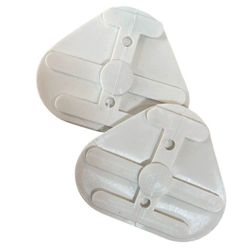 Platinas Plásticas Para Articuladores Dentales Kit x 2