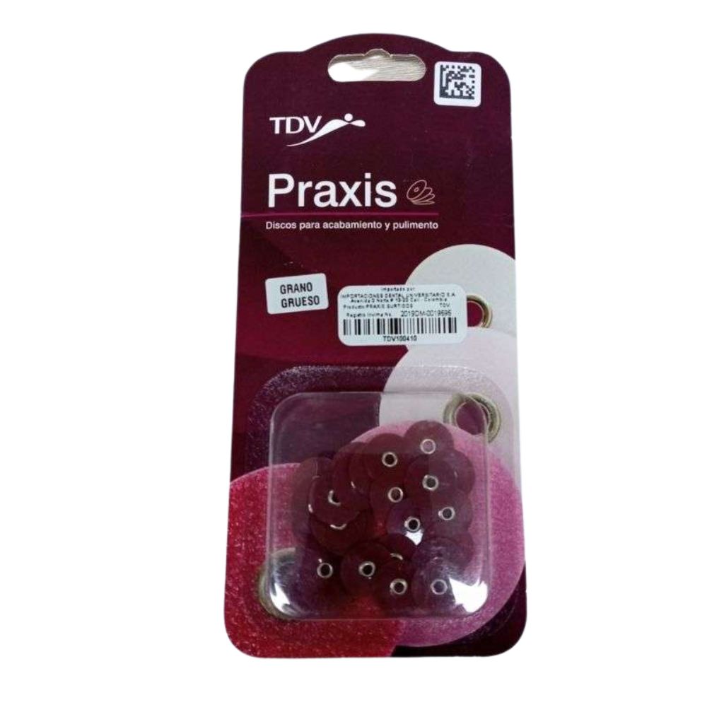 Praxis X 30 Discos. Praxis el material dental de sistema para el acabado y pulido de restauraciones de resina está co...