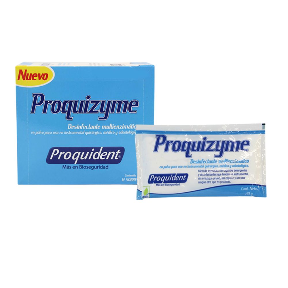 Proqizyme Desinfectante Multienzimático Caja X 12 Sobres