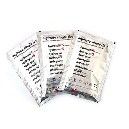 Alginato Hydrogum Sobre x 21 gr. El Alginato Hydrogum Sobre, Hydrogum5 es un alginato de fraguado extra rápido, con u...