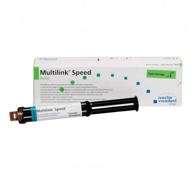 Cemento Resinoso Multilink Speed Refill. Multilink Speed ​​es un cemento de resina de composite autoadhesivo, el cual...