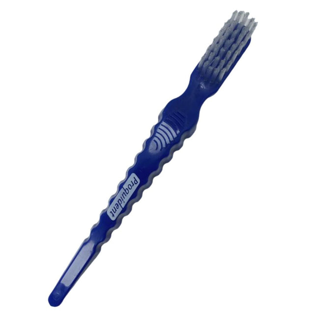 Cepillo Para Protesis Sencillo. Cepillo Para Protesis Sencillo dental con cerdas duras y gruesas, para remover eficaz...