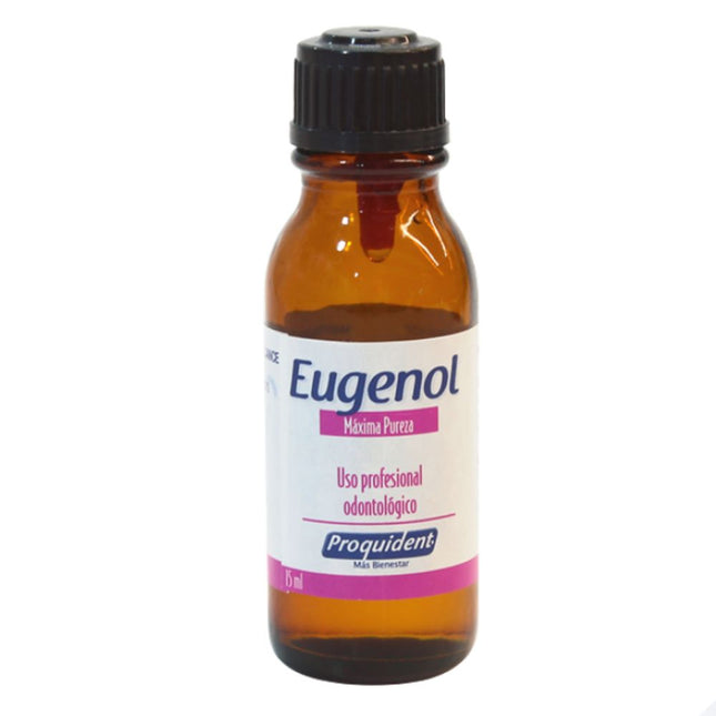 Eugenol Proquident X 15Ml. Eugenol Proquident X 15Ml El Eugenol Proquident X 15Ml, es un líquido oleoso, incoloro a a...