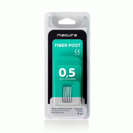 Postes De Fibra Maquira 0,5 Kit x 5Ud. Postes de fibra maquira indicados para reconstrucción de dientes que sufrieron...
