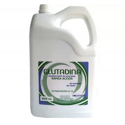 Glutadina Glutaraldehido Holandina x Galon. La Glutadina Glutaraldehido, Para desinfección 10 minutos, desinfección d...