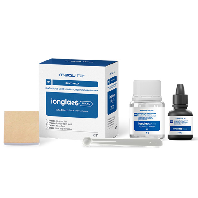 Ionomero De Vidrio Tipo 2 Ionglass Fill Lc Maquira. Ionglass Fill LC es un ionómero de vidrio modificado con resina c...