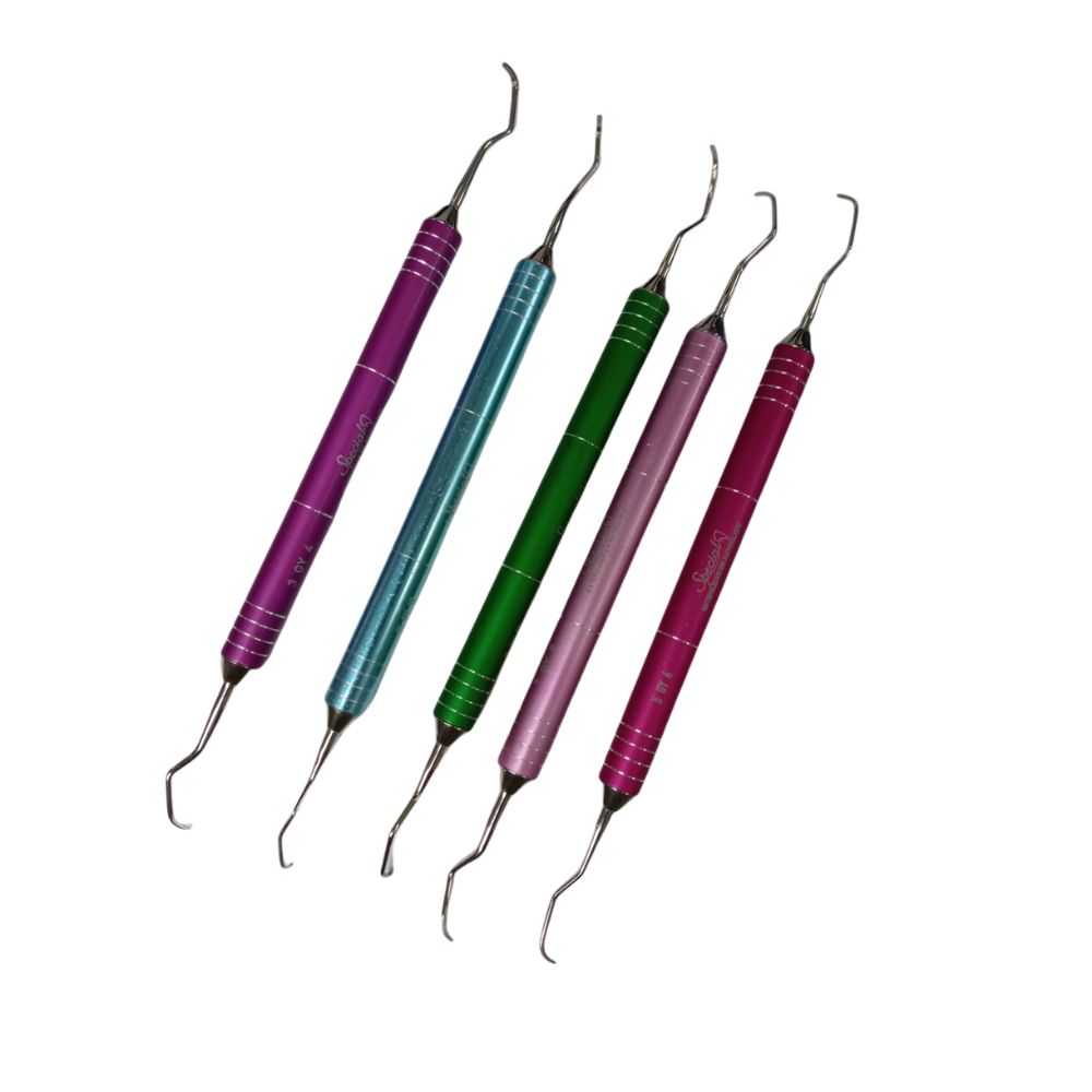 Kit Curetas X 5 Ud Specialized. El kit Curetas X 5 Ud Specialized, está indicado para el raspado y alisado radicular ...