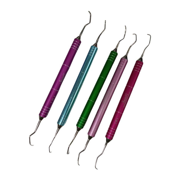 Kit Curetas X 5 Ud Specialized. El kit Curetas X 5 Ud Specialized, está indicado para el raspado y alisado radicular ...