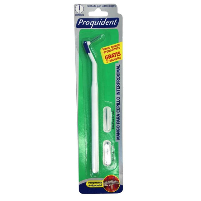 Mango Cepillo Interproximal 3 Repuestos. Mango Cepillo Interproximal 3 Repuestos, diseñado con cerdas de nylon para d...