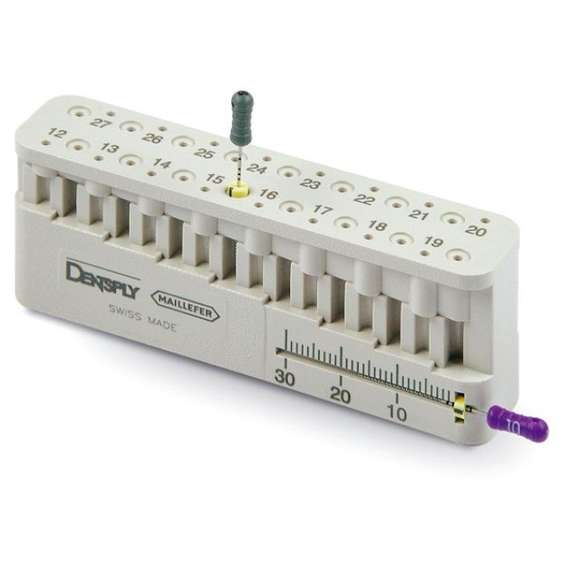 Mini Endo Block Plastico Maillefer. Descripción: Mini Endo Block Plastico Maillefer es un instrumento ideal para medi...