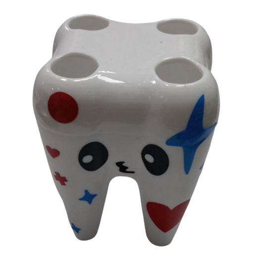 Porta Lápiz Muela Blanca. Porta Lápiz Muela Blanca elementó decorativo para consultorio. Principal función sostener l...