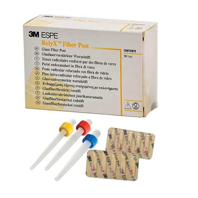 Postes De Fibra RelyX 3M Caja X10 Ud. Los Postes De Fibra RelyX 3M, las macrorretenciones coronales del poste de fibr...