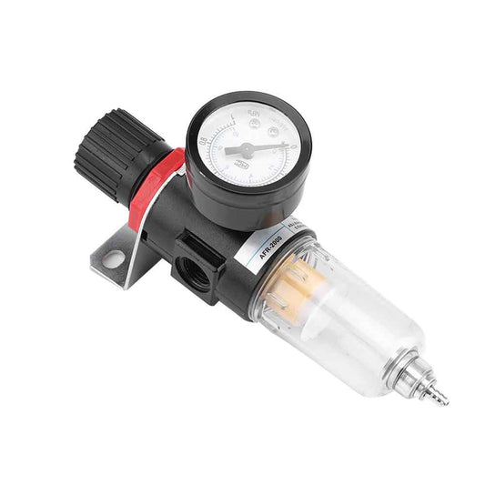 Regulador De Presion De Aire Con Filtro. El Regulador De Presion De Aire Con Filtro AFR-2000 y válvula reductora de p...
