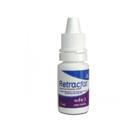 Retracfar Eufar X 7Ml. Retracfar eufar se emplea para el manejo adecuado de los tejidos gingivales antes de la toma d...