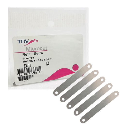Repuesto Microcut Sierras Tdv x 5 ud. El Repuesto Microcut Sierras Tdv x 5 ud, es un arco de sierra al cual se adapta...