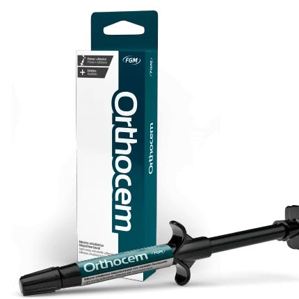 Orthocem con Rastreador + Condac 37 FGM. El Orthocem con Rastreador + Condac 37 FGM, es un adhesivo/cemento fotocurab...
