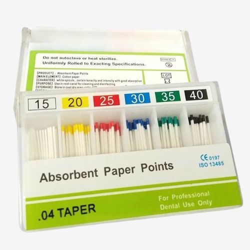 Puntas de Papel Absorvente 0.2 Taper x 200. Puntas de papel, se colocan en el terminal de estos aparatos para realiza...